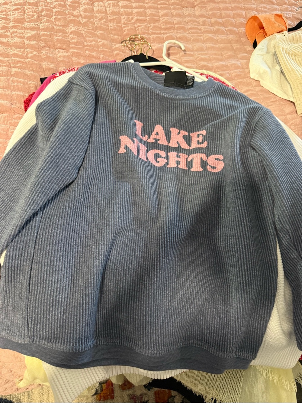 Lake Nights Ribbed Sweatshirt - Picture 2 of 2